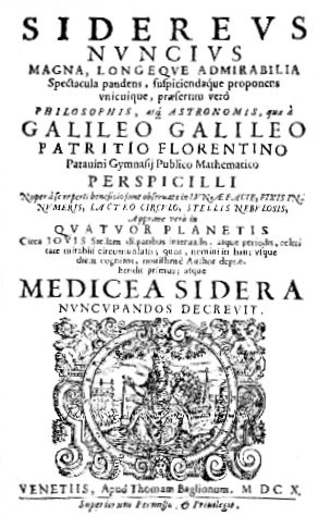 Frontespizio dell'edizione 1610