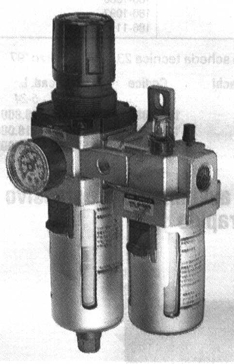 unit� filtro + regolatore + lubrificatore + manometro